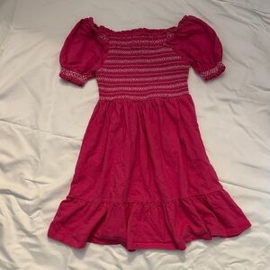 Mini Boden Vibrant Red Kids Dress